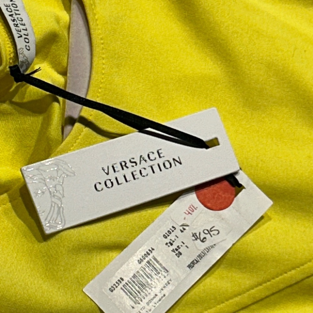 Versace Collection Yellow Dress - Picture 2 of 3